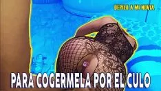 Reproduzir Eu aparo minha garota e então fodo ela na bunda