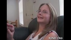 Play Unassisted dabbler gets night lump to in earnest fuck her