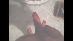 再生 シャワーの下の小便とオナニー