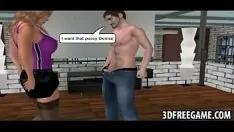 Jouer Ce mec est une sensation tactile chez le voisin aux gros seins