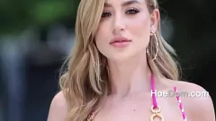 Abspielen Kurvige Blondine tobt mit einem gut ausgestatteten schwarzen Hengst
