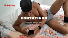 Reproduzir Esperou a namorada sair para chamar o Contatinho e fazer um sexo quente com um vibrador fetiche!